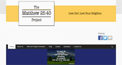 Desktop Screenshot of matthew2540project.org